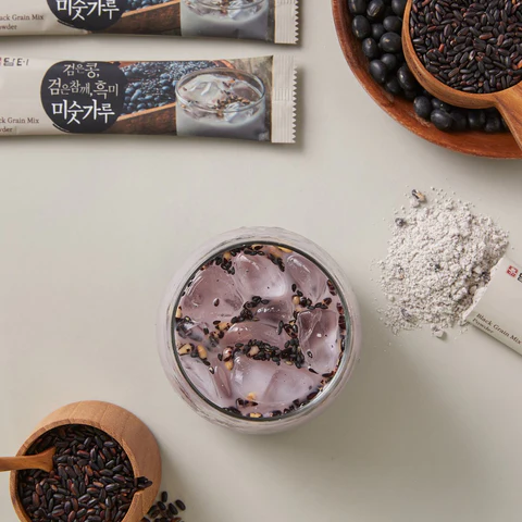 Ngũ Cốc Mè Đen Gạo Lứt Đậu Đen Damtuh Hộp 40 gói 800G