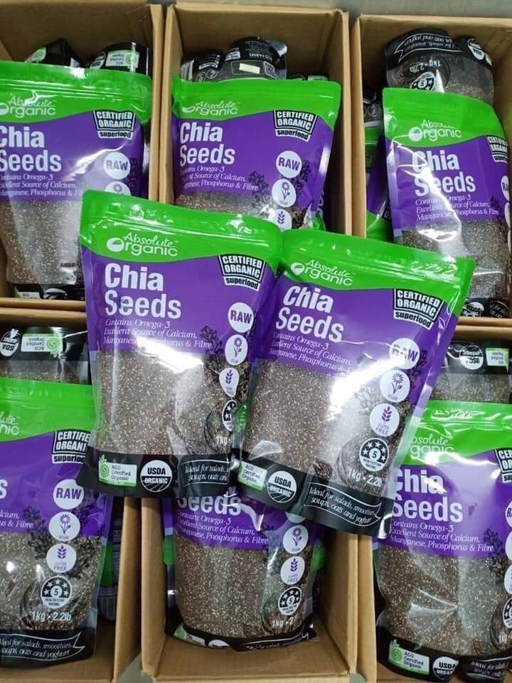 Hạt Chia Úc Absolute Organic Bịch Tím 1Kg