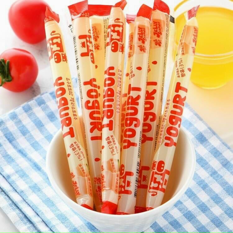 Thạch Que Rau Câu Sữa Chua Kidswell Jelly Straws Yogurt 386g
