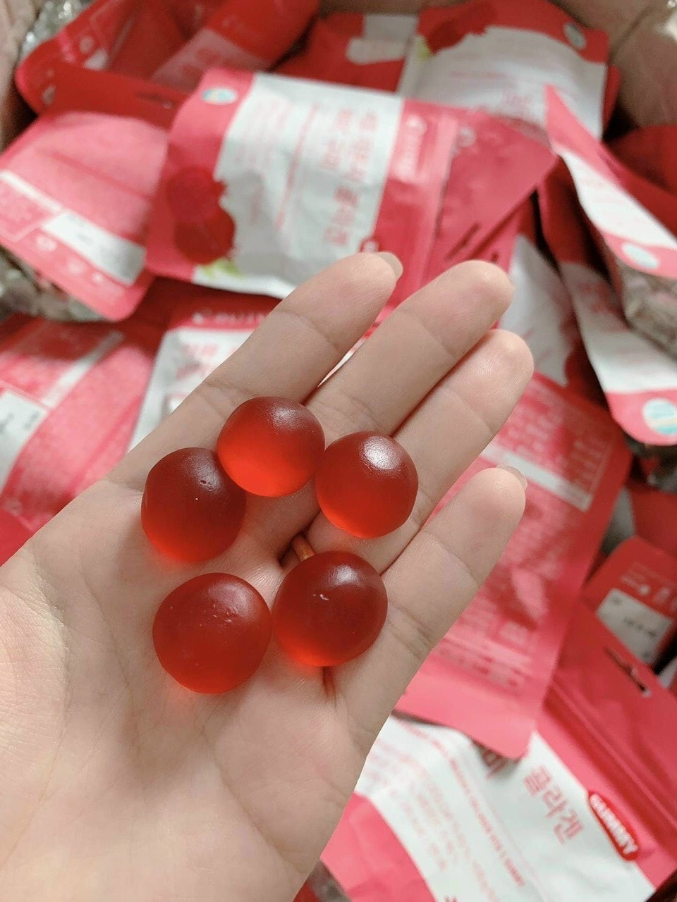 Kẹo Collagen Lựu Boto - Kẹo Dẻo Gummy Collagen Vitamin C Hàn Quốc 30 Viên