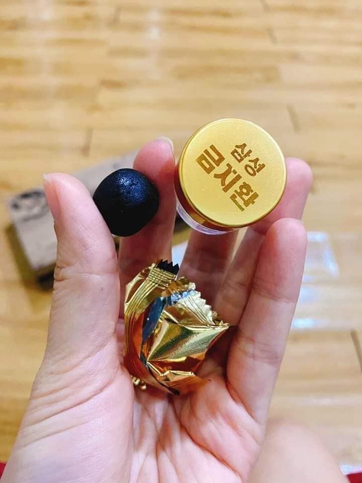 An Cung Ngưu Hoàng Hoàn Samsung Hộp Gỗ 60 Viên Hàn Quốc