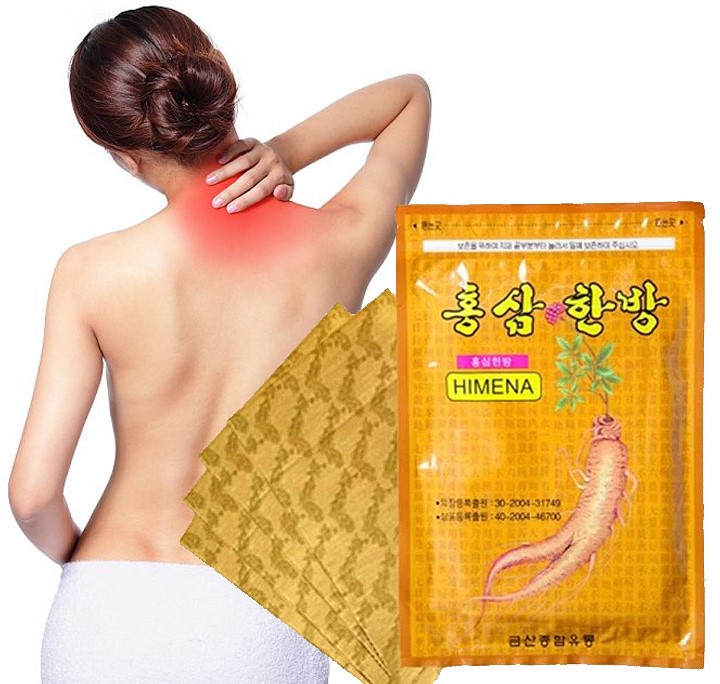 Cao Dán Hồng Sâm Himena Hàn Quốc Túi 20 Miếng (Salonpas Hồng Sâm)