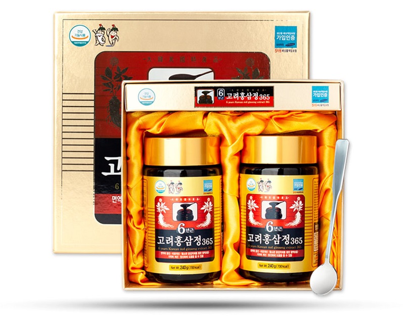 Cao Hồng Sâm 365 Hộp 2 Lọ 240g Hàn Quốc