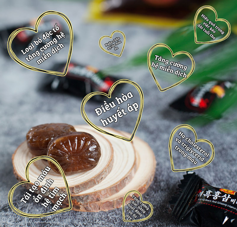 Kẹo Hắc Sâm Samsung 300g Hàn Quốc