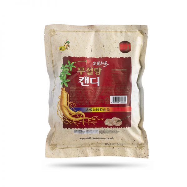 Kẹo Hồng Sâm Không Đường Hàn Quốc Gói 500g Màu Trắng
