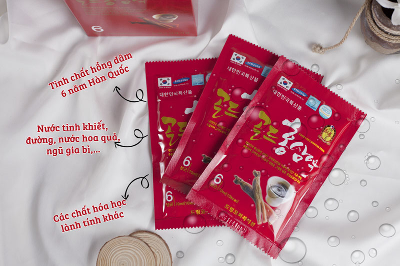 Nước Hồng Sâm Chén Dream Hàn Quốc (30 gói x 70ml)